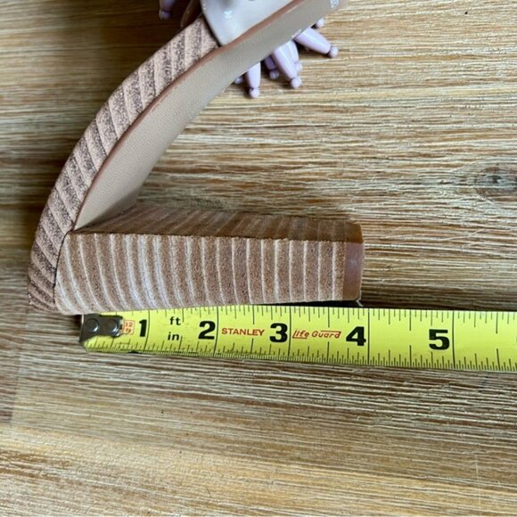 Charles David HOTTIE SANDAL size 9 beaded block heel slide - Picture 13 of 13